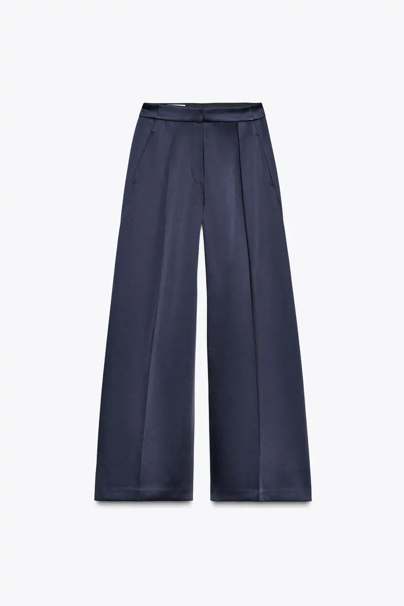 pantalon satinado zara