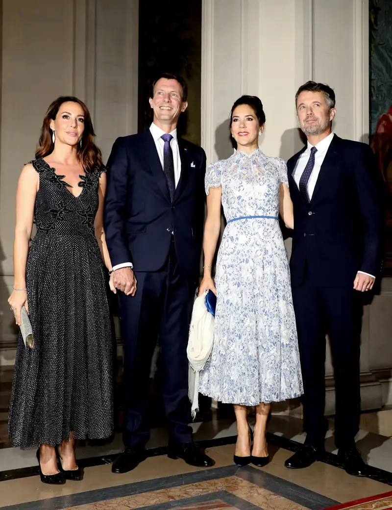 Marie, Joaquín, Mary y Federico de Dinamarca