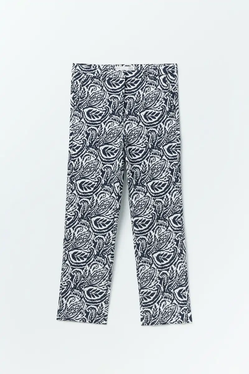 pantalon capri estampado sfera