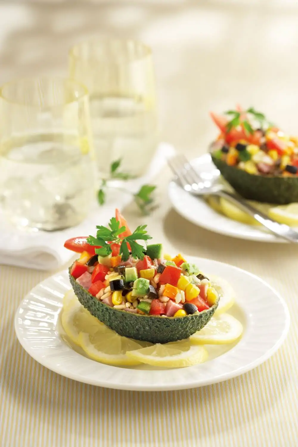 recetas de aguacates rellenos de arroz integral