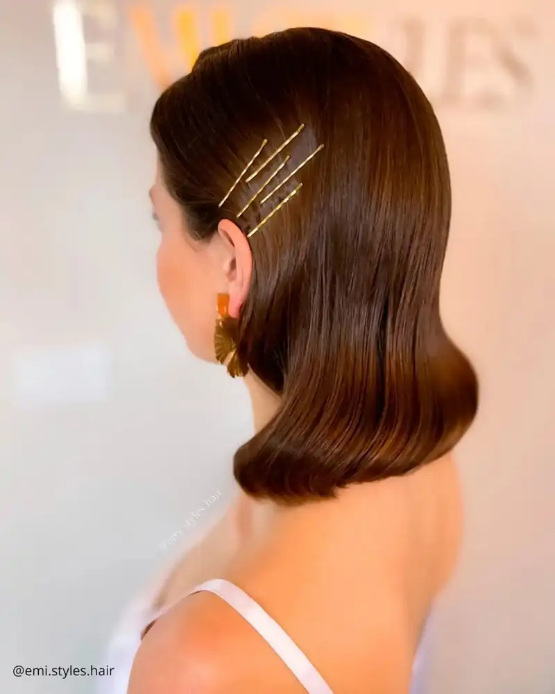 peinados con ondas pelo corto boda Ondas al agua