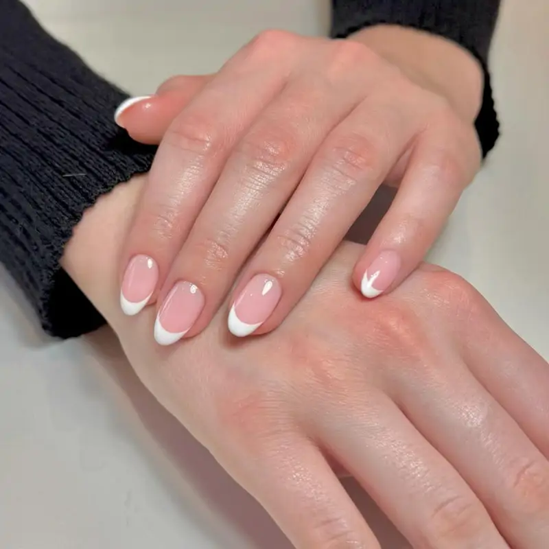 ideas de manicura francesa par