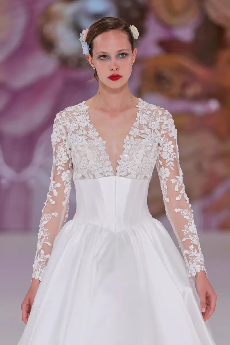 vestido BBFW con corsé