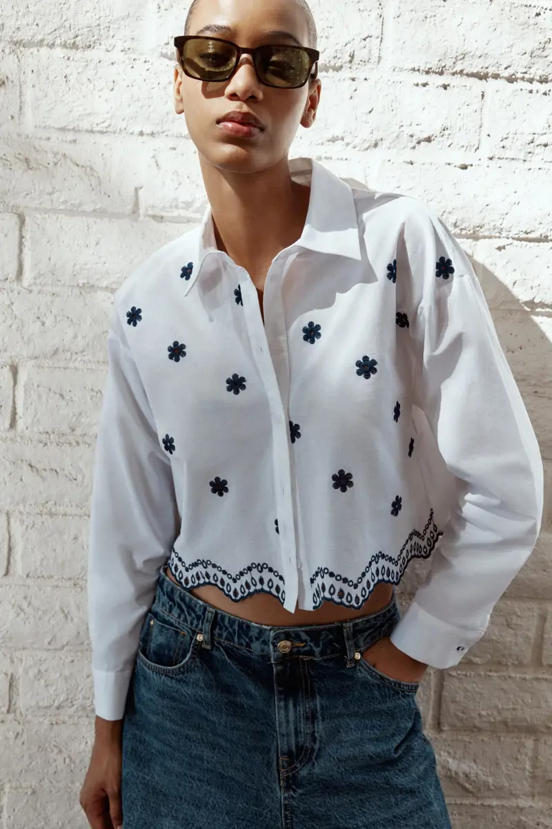 Camisa de popelín