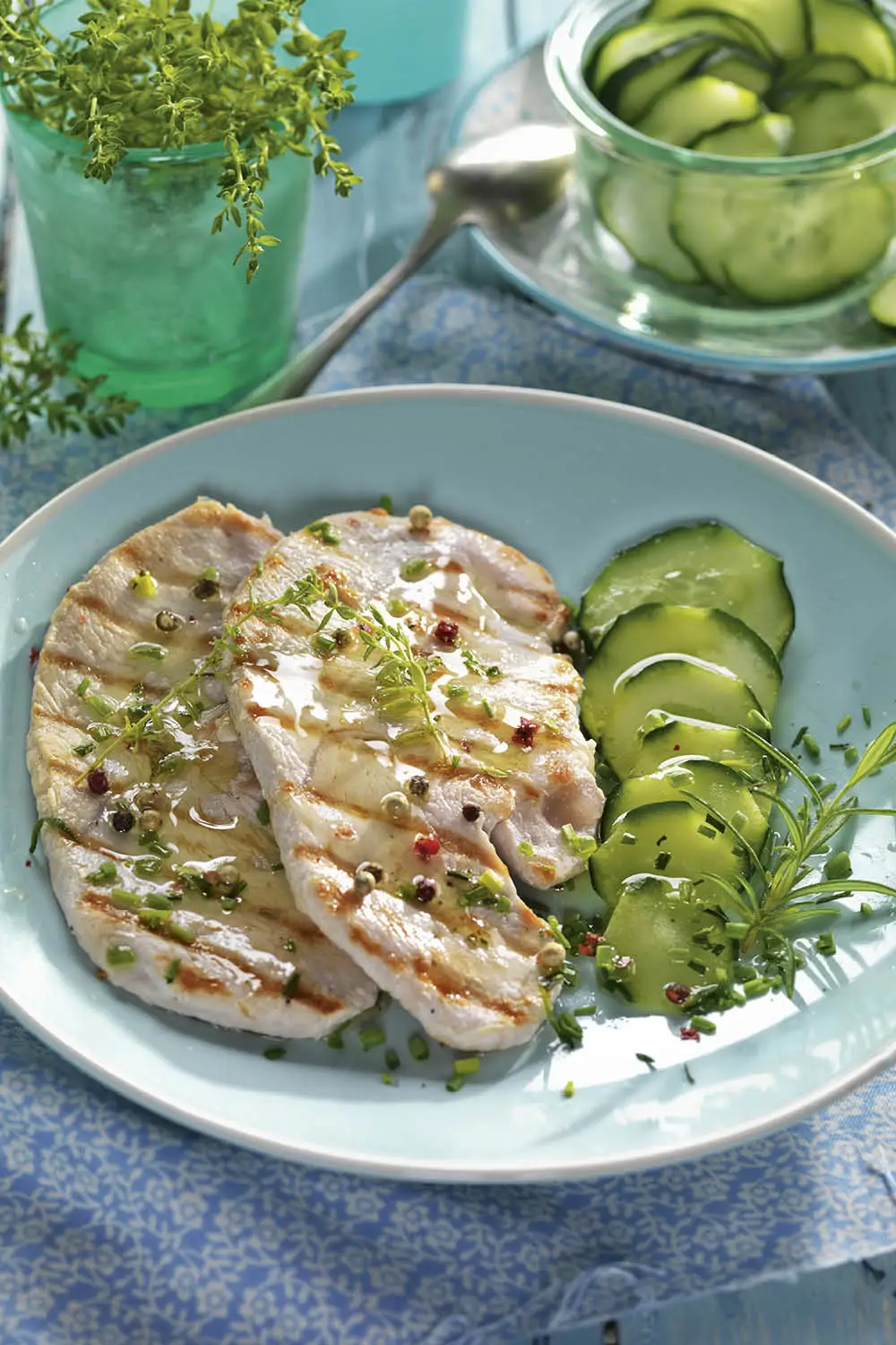 recetas con pepino pechuga pavo