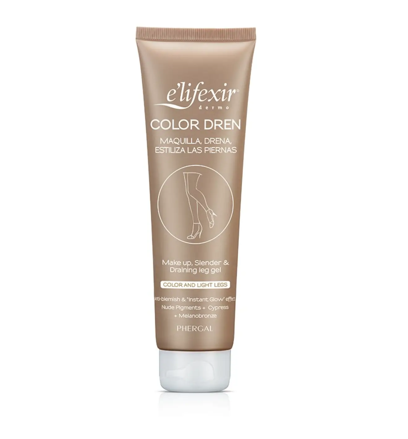 E'lifexir Color Dren gel para piernas