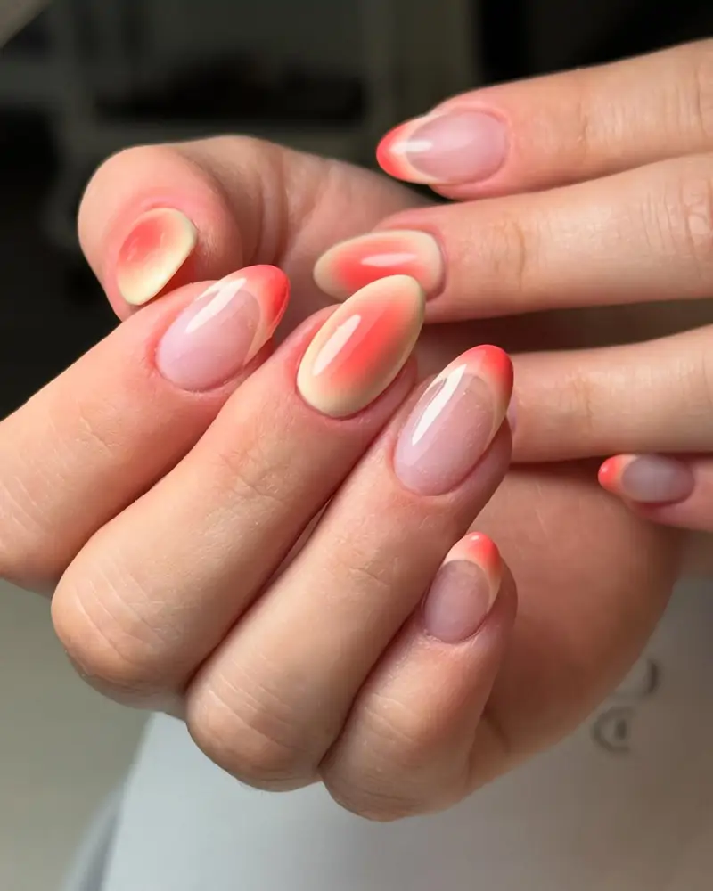 tendencia degradado uñas