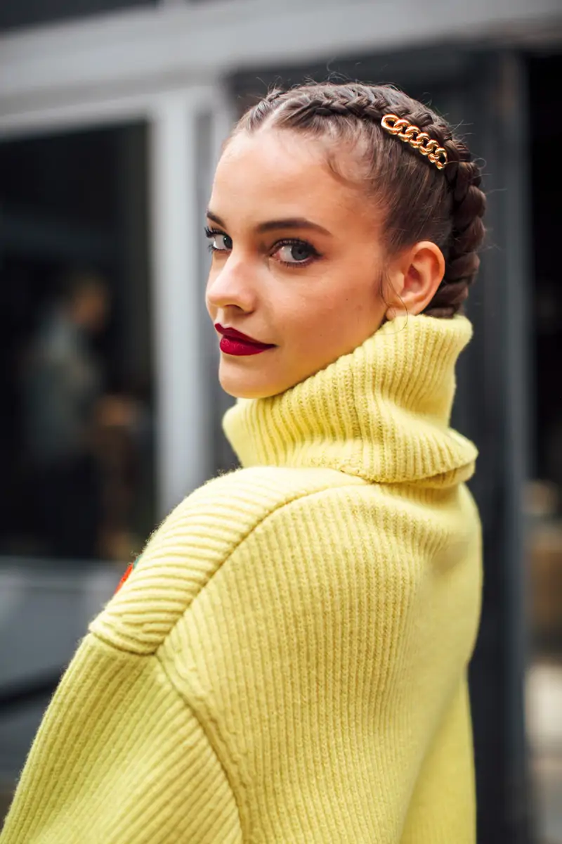 Peinados trenzas pelo corto Boxer braids