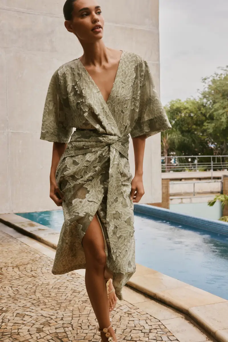 Vestido cruzado