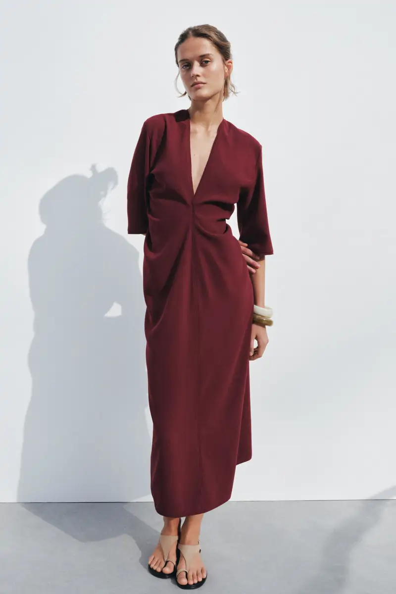 Vestido granate