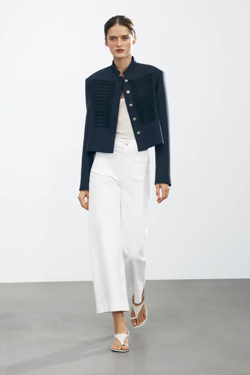 Vaqueros blancos de Zara