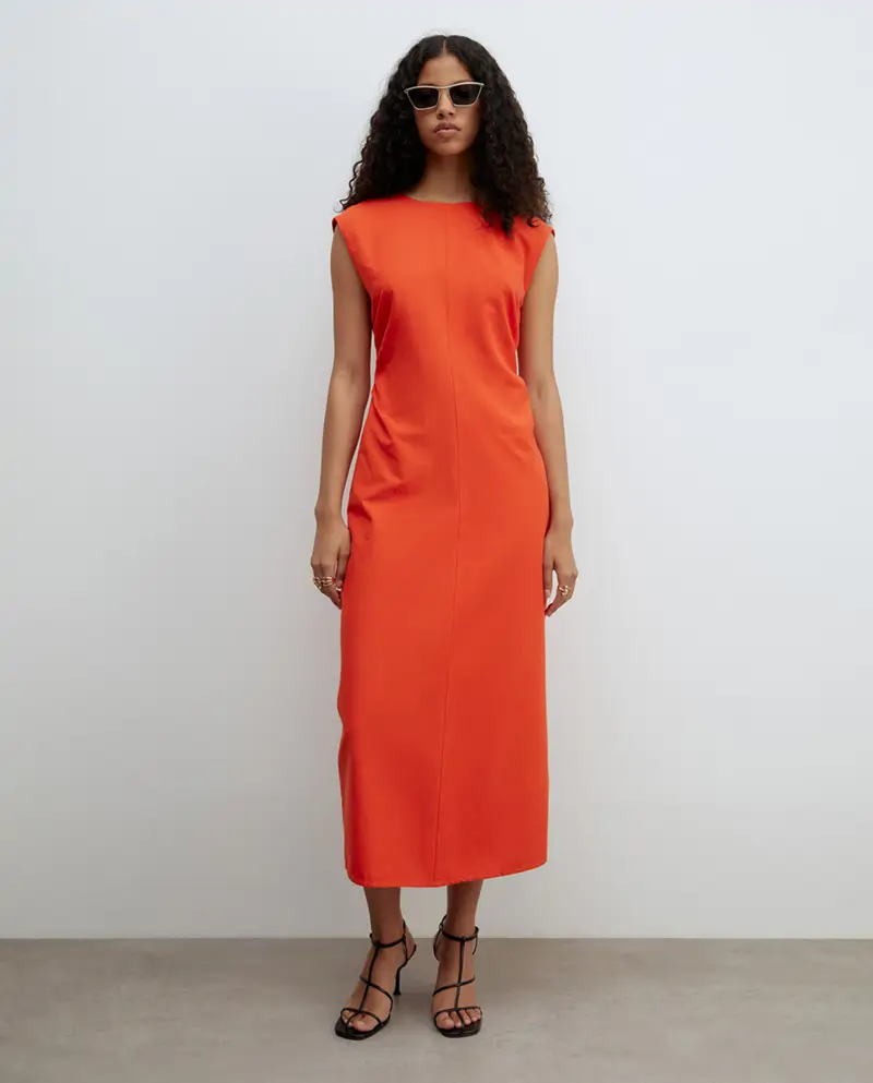 vestido largo lino