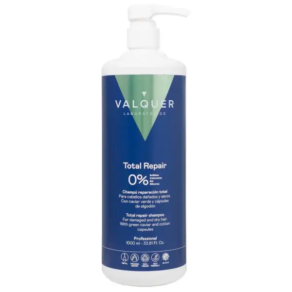 Champú Total Repair 0% de Válquer Profesional