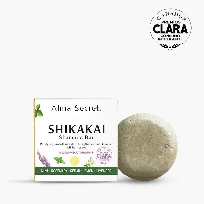 mejores champús Champú Shikakai Anticaída y Caspa Alma Secret