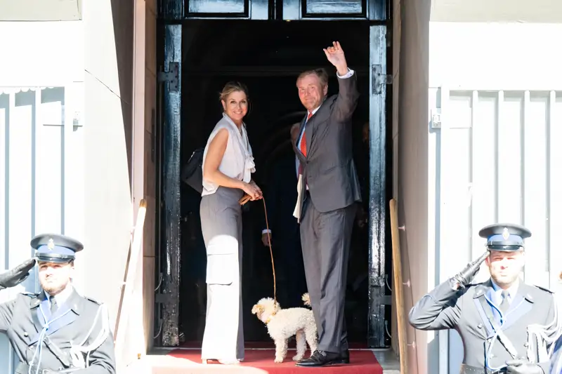 Máxima de Holanda y el rey Guillermo