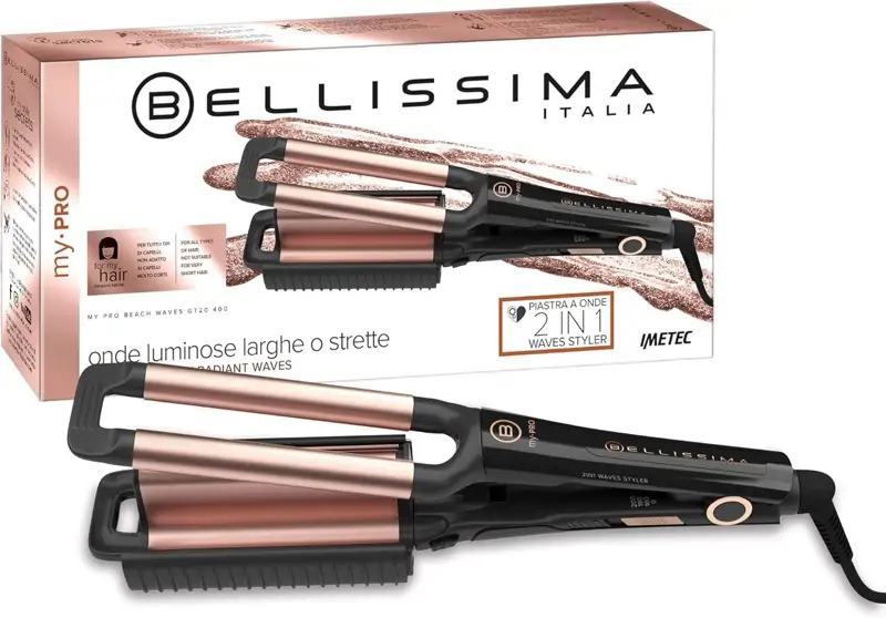 Plancha ondas al agua Bellissima Bellissima My Pro Beach Waves GT20 400