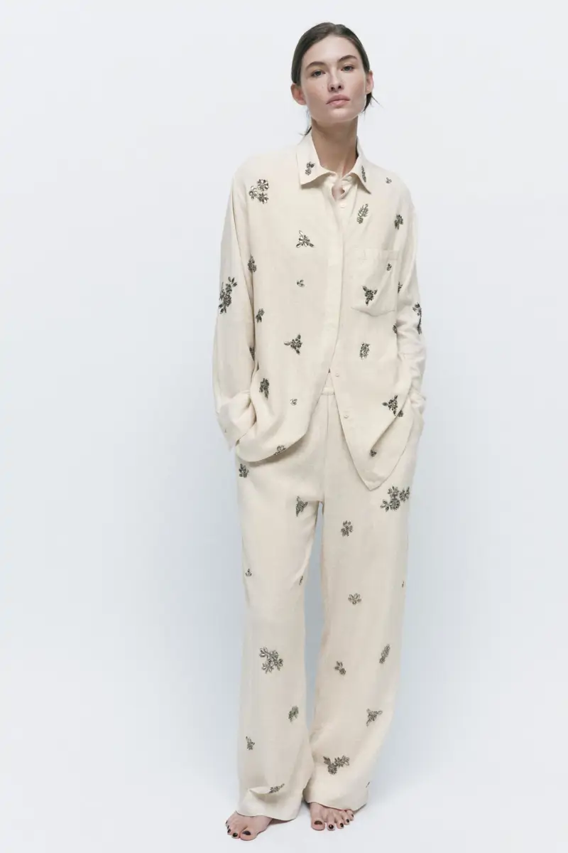 Pantalón joya de Zara