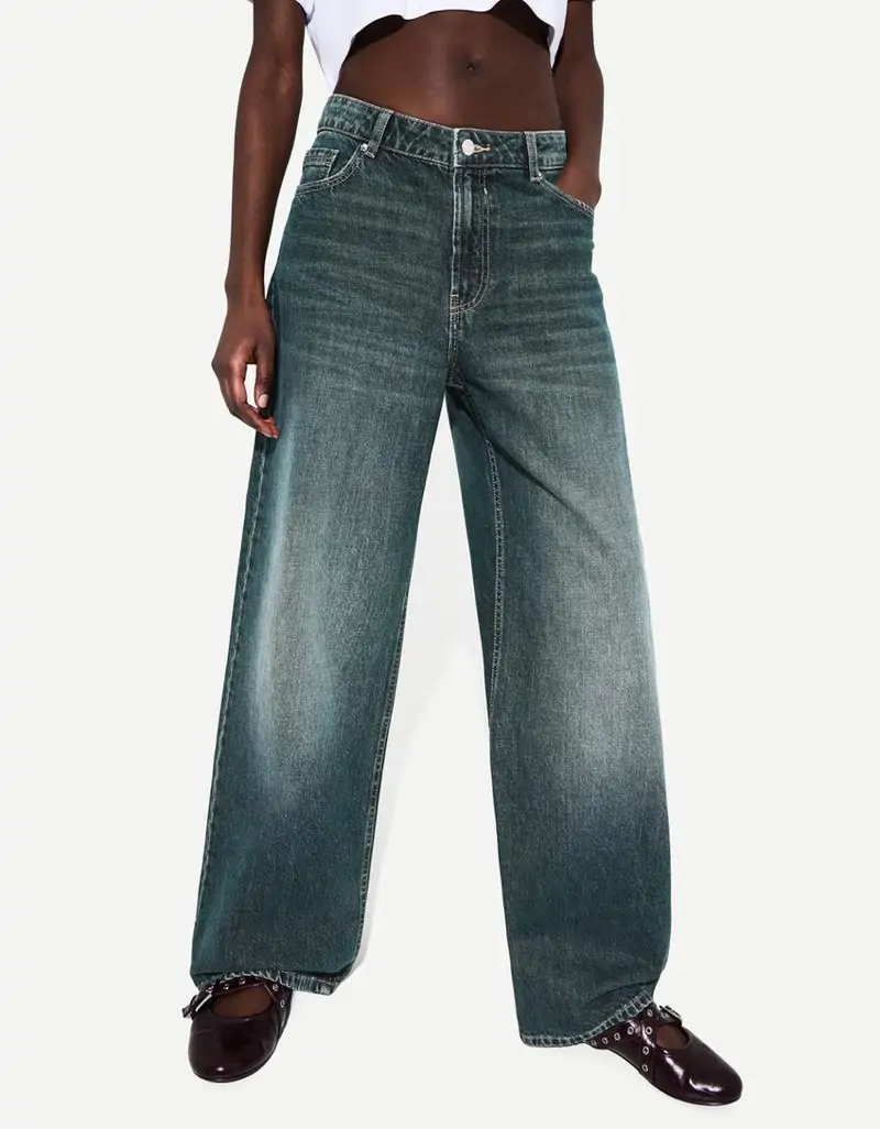 pantalon vaquero bershka