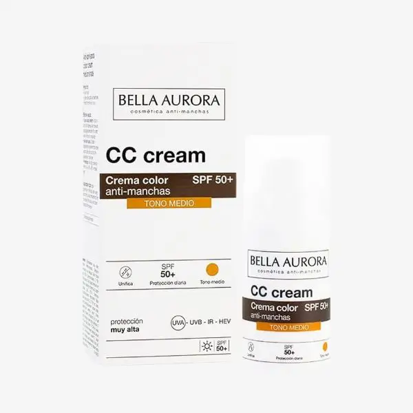 Crema color anti-manchas SPF50+ de Bella Aurora