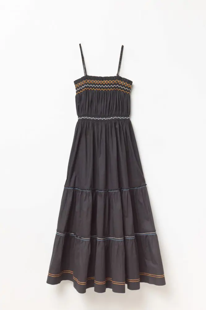 Vestido largo de tirantes