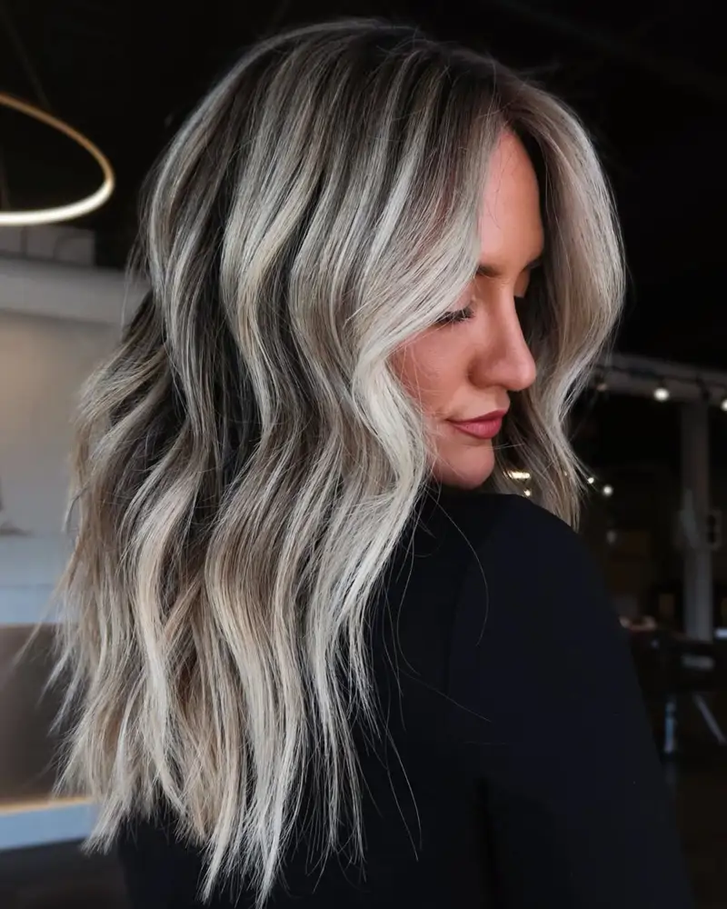 mechas balayage rubias