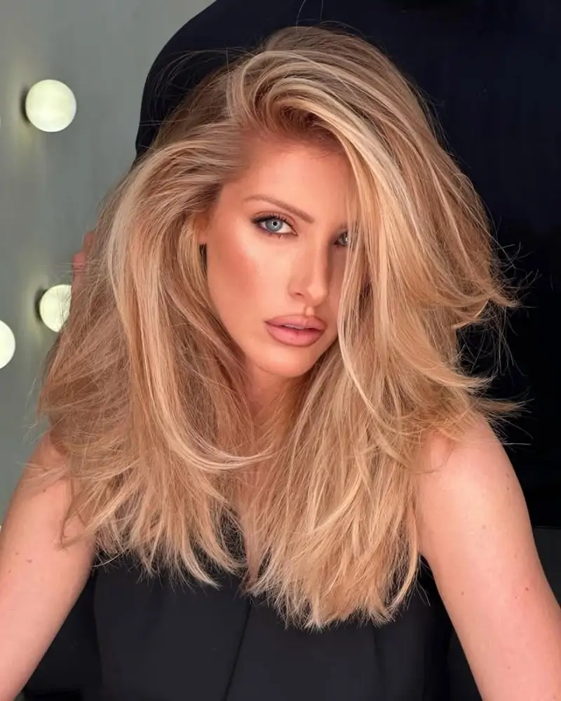 mechas balayage rubias