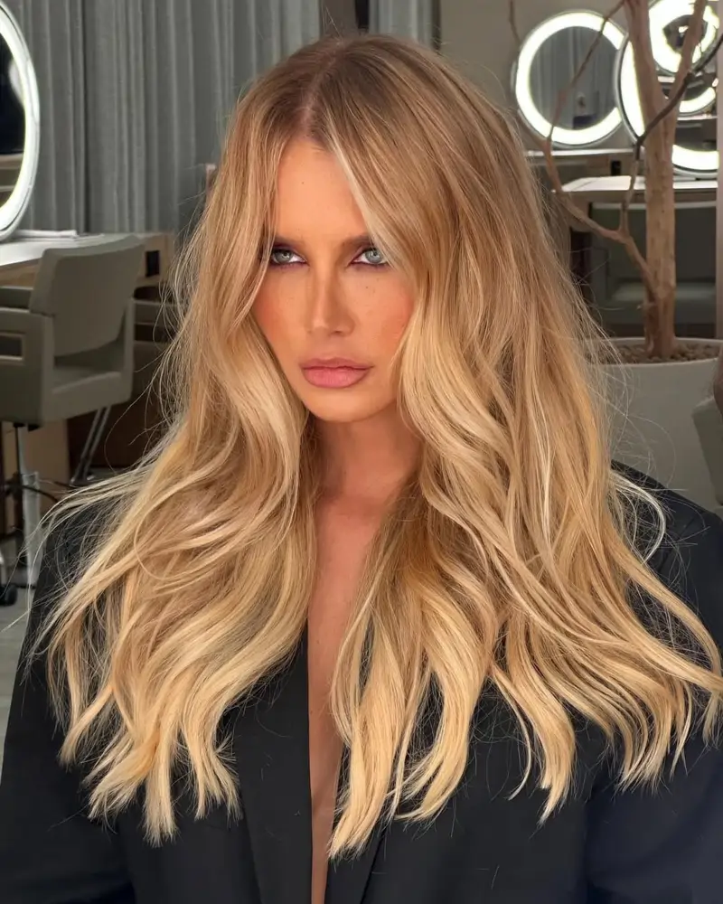 mechas balayage rubias