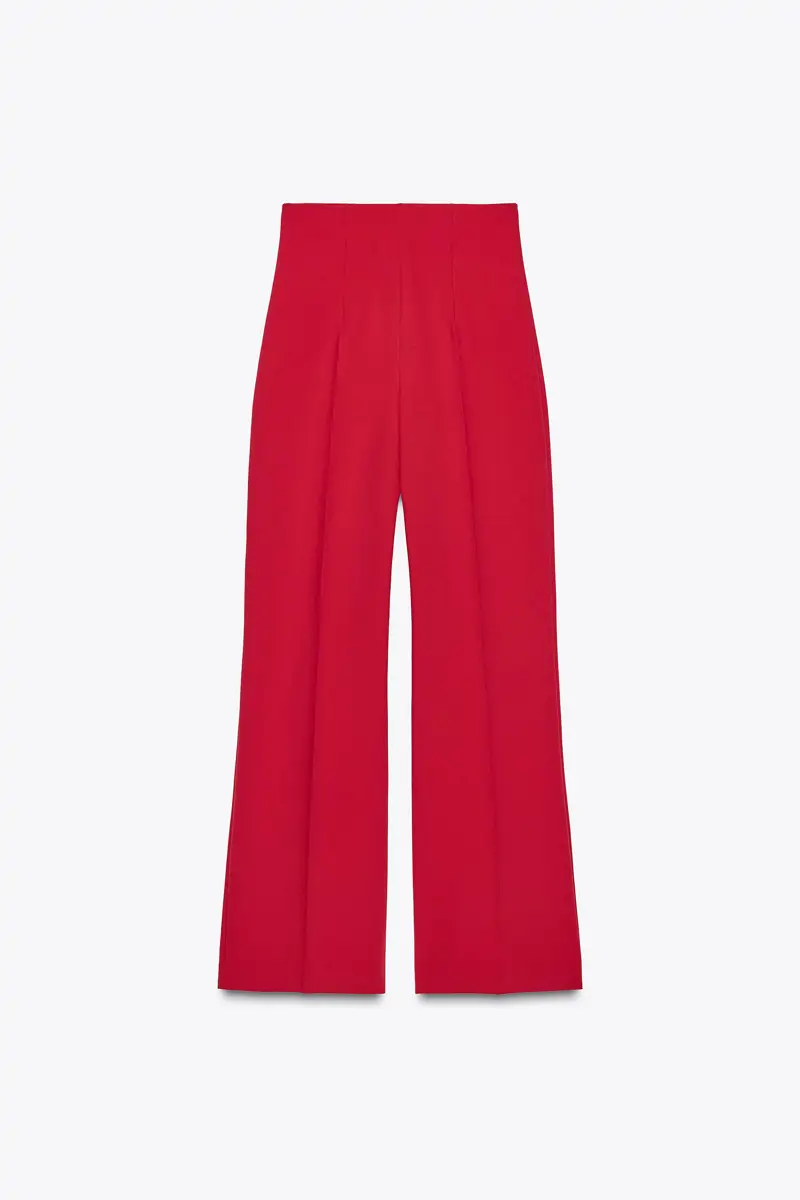 Pantalón de vestir rojo