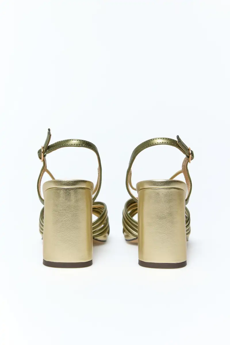sandalias tacon cuadrado sfera