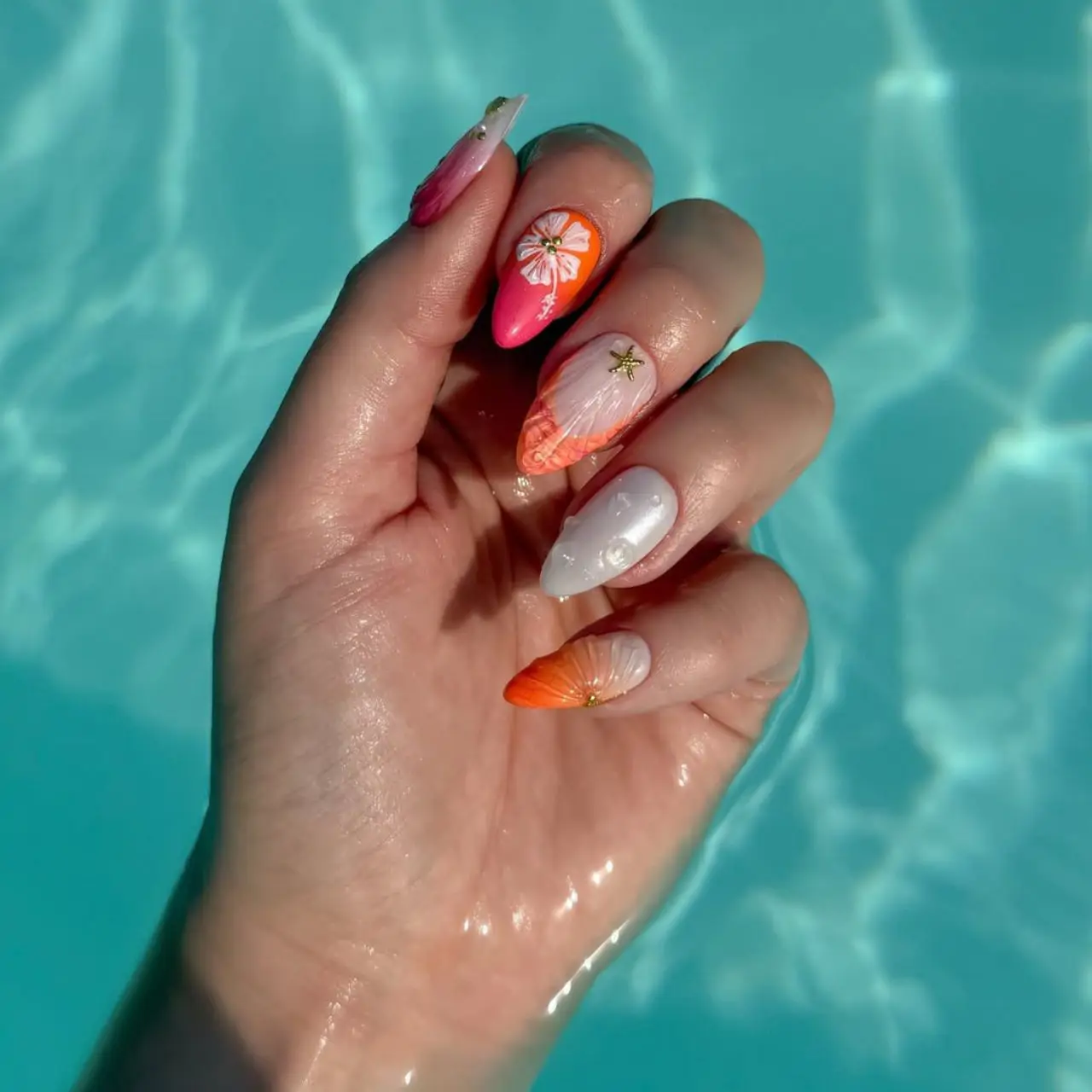 Uñas veraniegas ideas tendencia faciles copiar