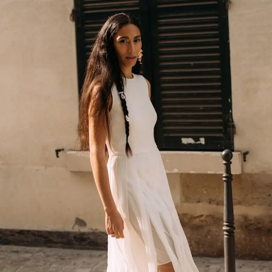 vestido lino