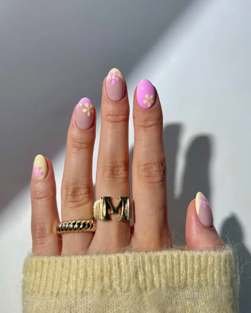 Uñas almendradas