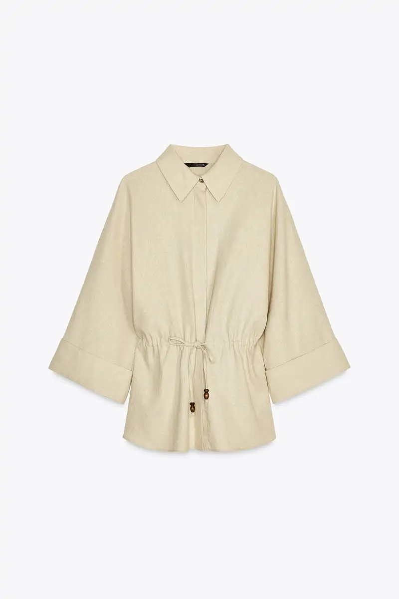 Camisa beige claro