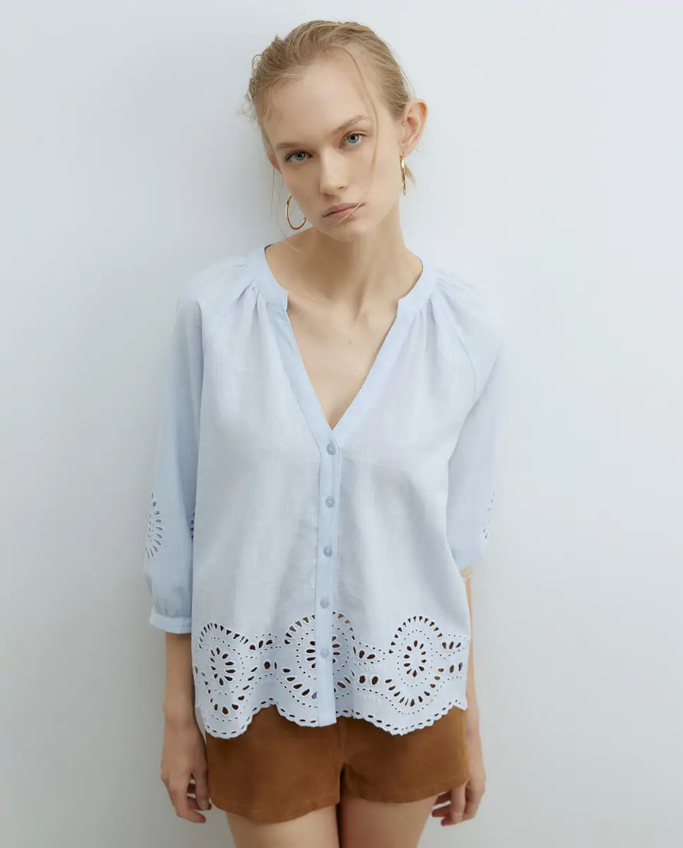 Blusa azul