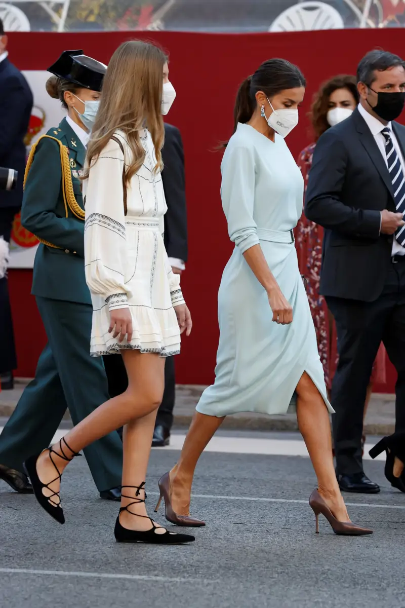 La reina Letizia y la infanta Sofía