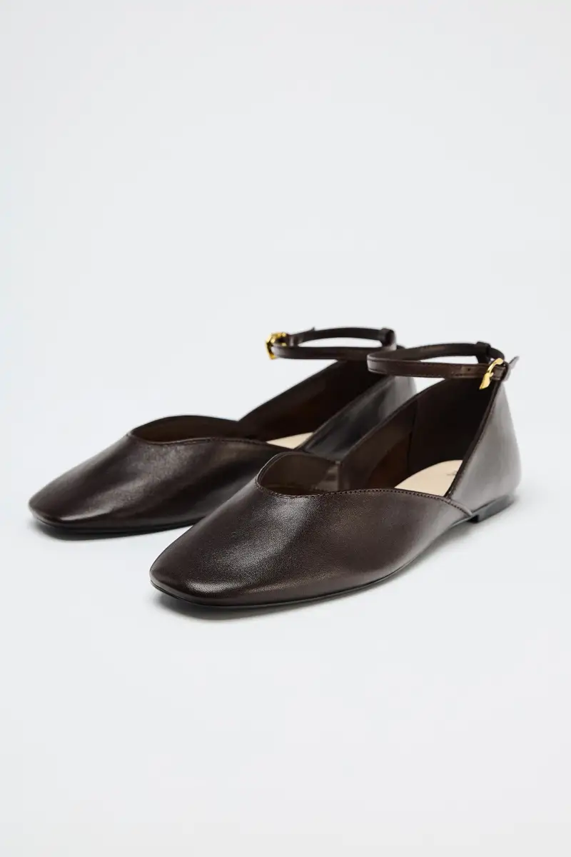 bailarinas piel marrones zara