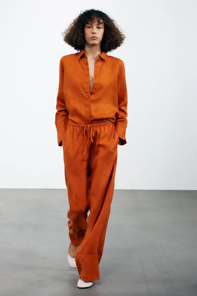 conjunto naranja zara