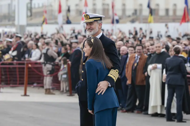 Los reyes Felipe y Letizia