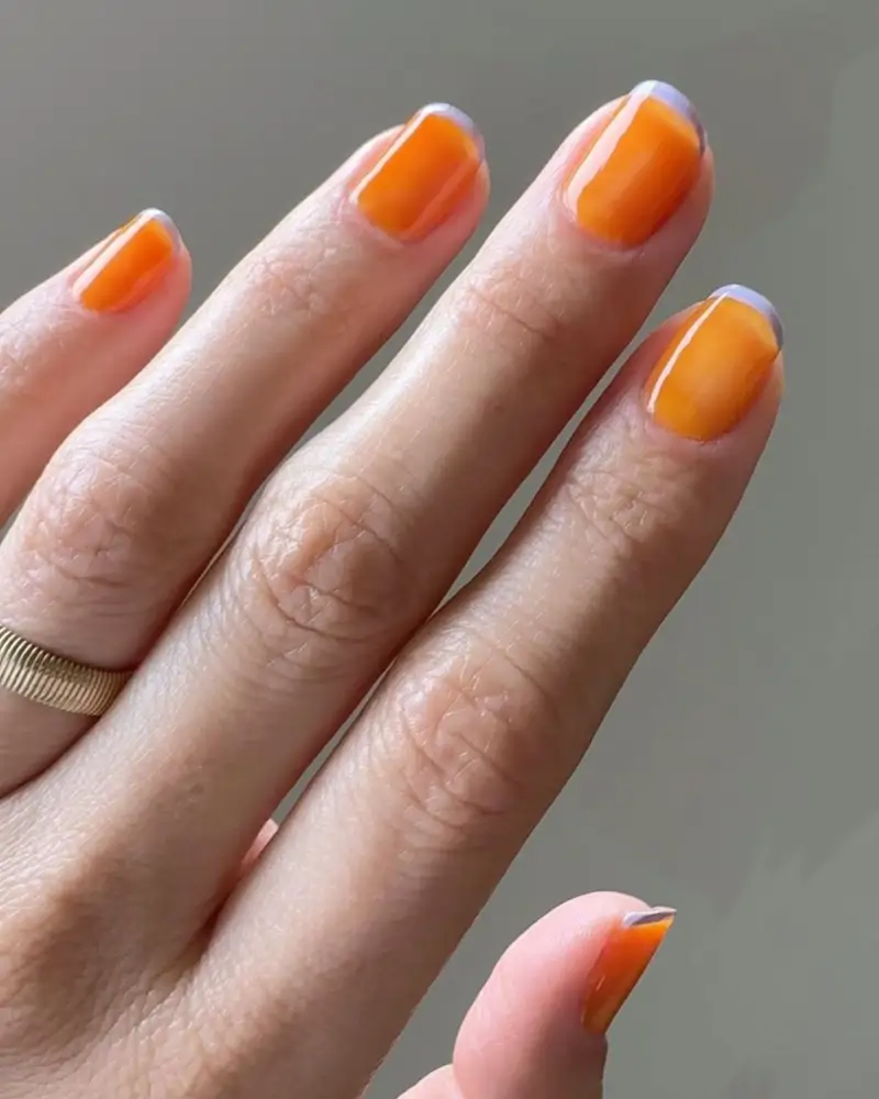 Uñas francesas modernas