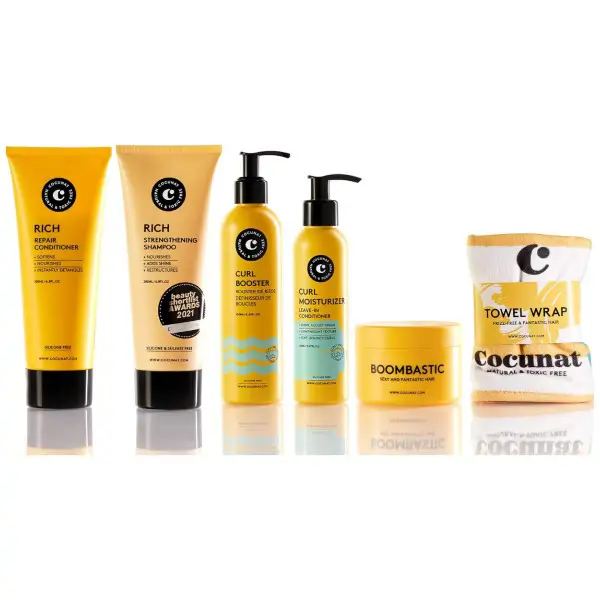 Cocunat Plan de nutrición y volumen para rizos