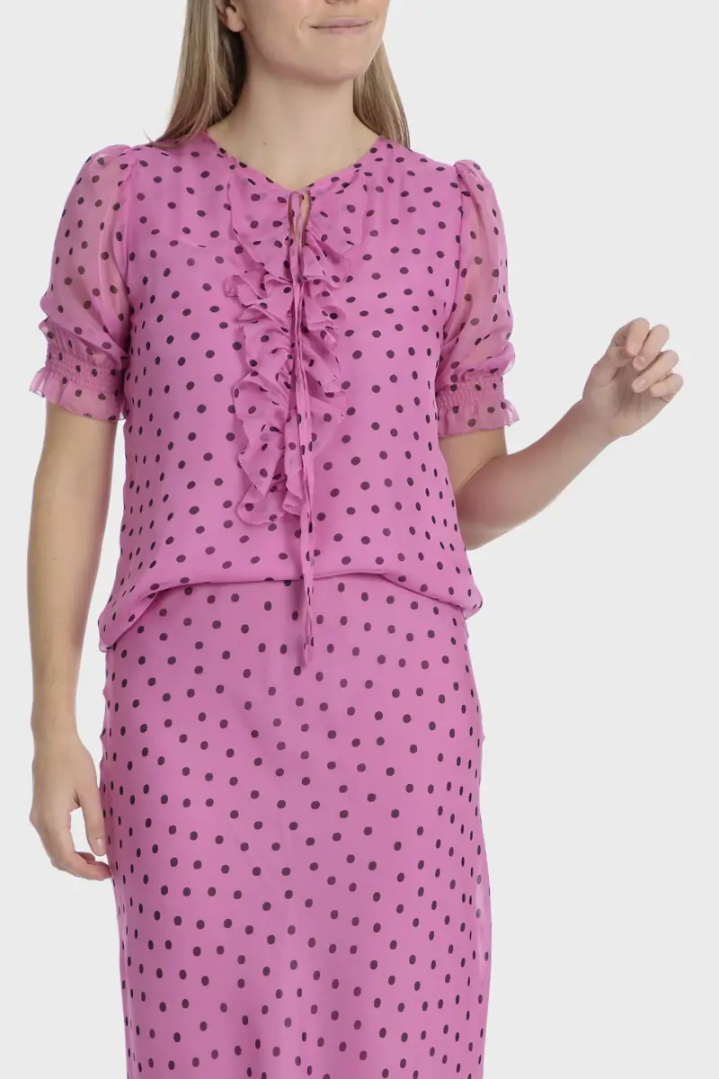 Blusa de lunares