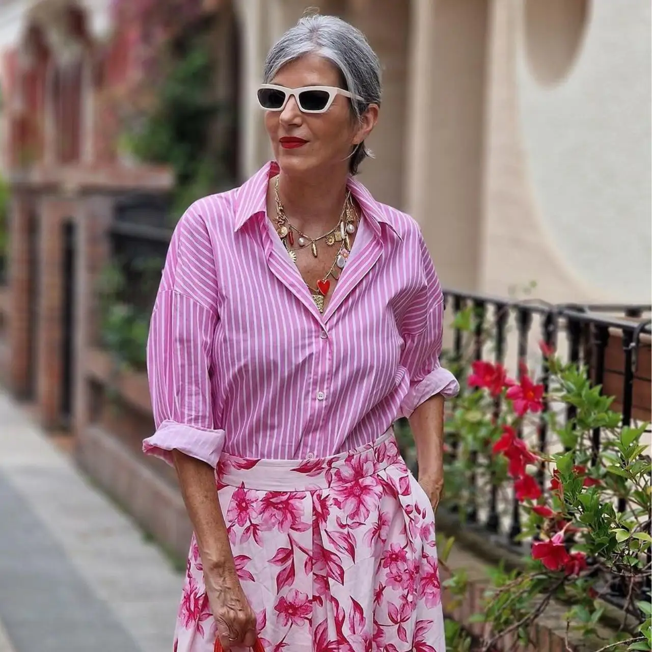 falda estampado