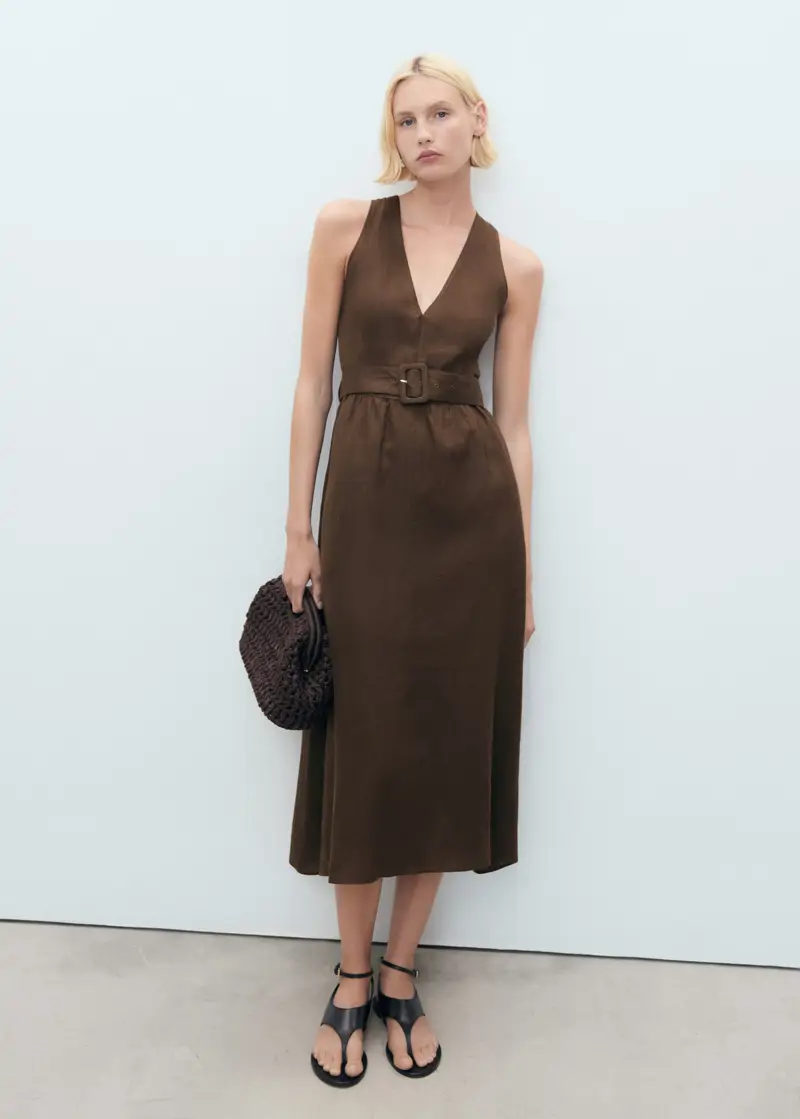 vestido cinturón