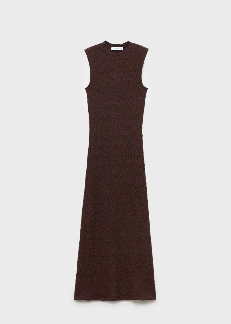 vestido marrón