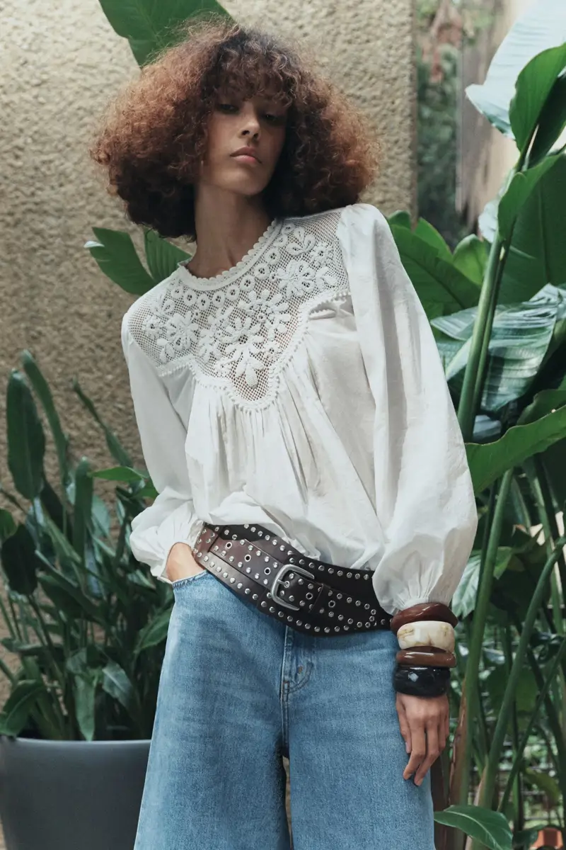 Top romántico de Zara