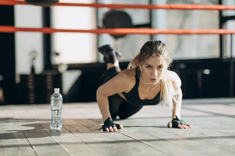 flexiones de rodillas
