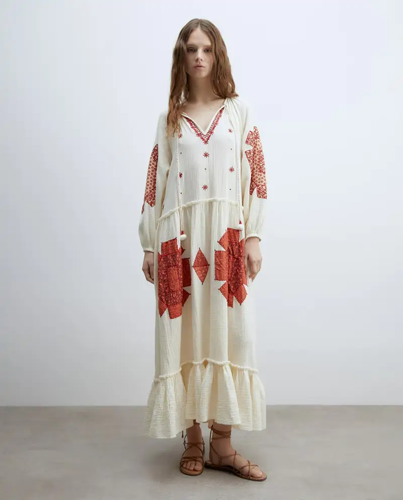 Vestido boho fluido