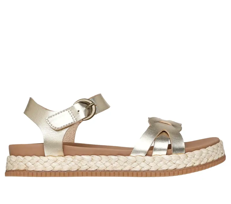 sandalias doradas