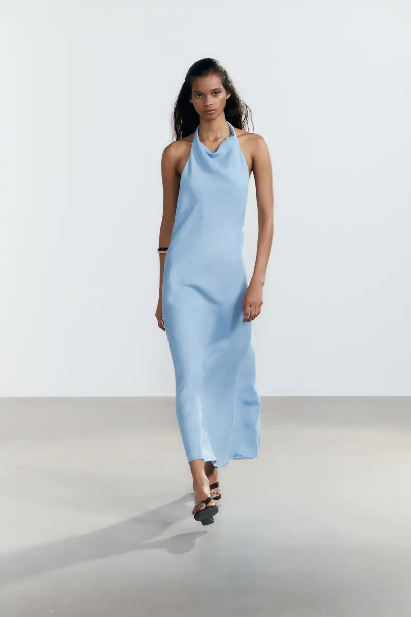 Vestido azul bebé