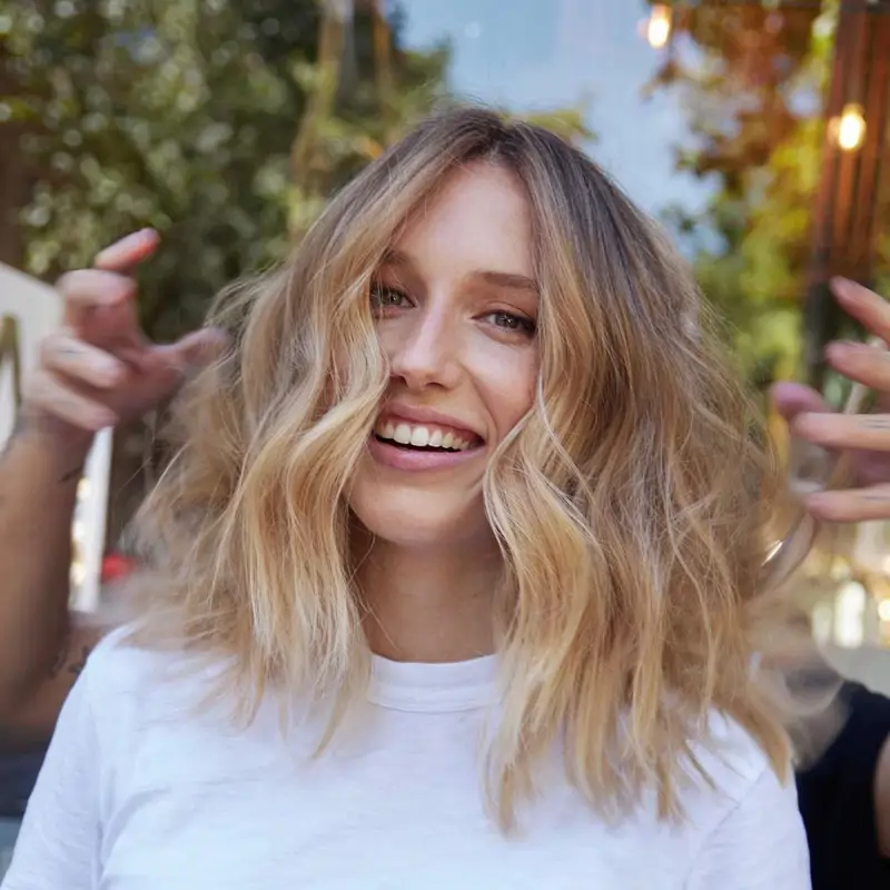 Mechas balayage: melenas cortas